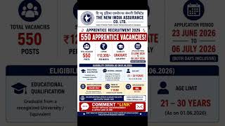 new job vacancies - Public Sector Insurance Company? 📢 The New India Assurance Company Ltd. #ipcl