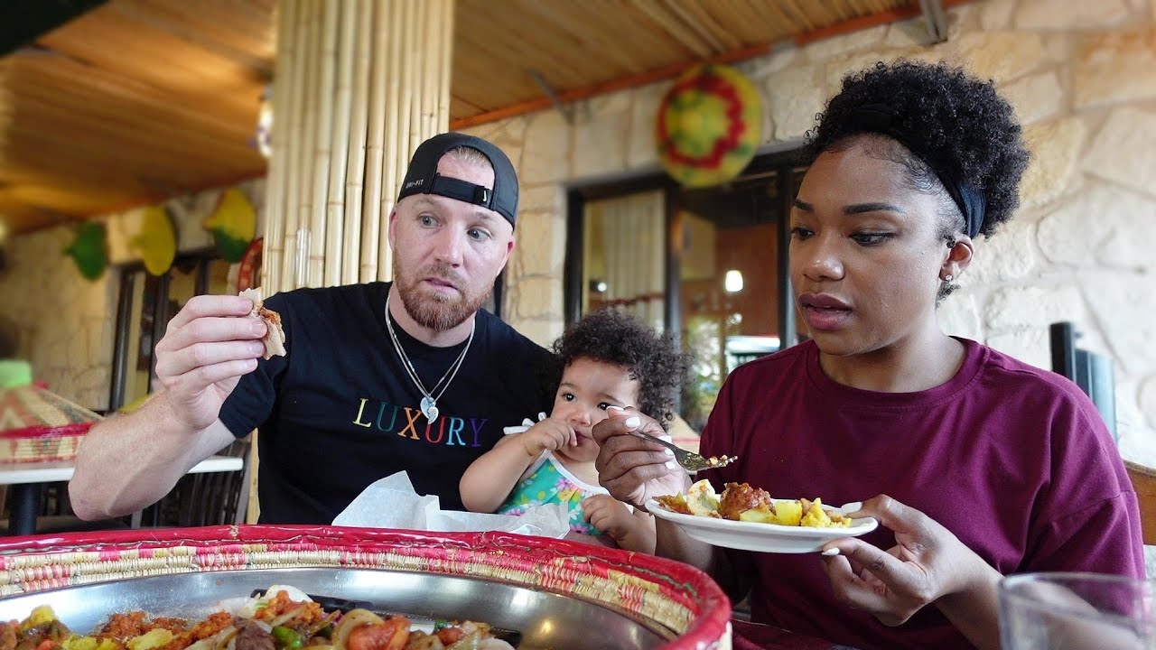 Husband Tries African/Ethiopian Food For The First Time!