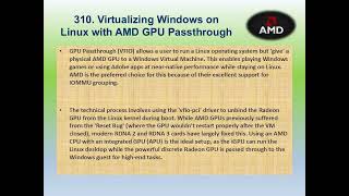 AMD #310 – Virtualizing Windows on Linux with AMD GPU Passthrough