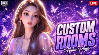 PUBG MOBILE LIVE | CUSTOM ROOMS | CASH ROOM | NYHAPLAYZ #pubgmobile #pubgm #pubglive #uc #live