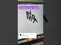 Want to see your logo? comment your name！ #namelogo #monogram #namelogochallenge
