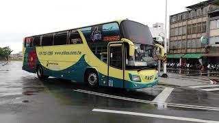 屏東客運 8202 612-V2 往東港 屏東轉運站駛離