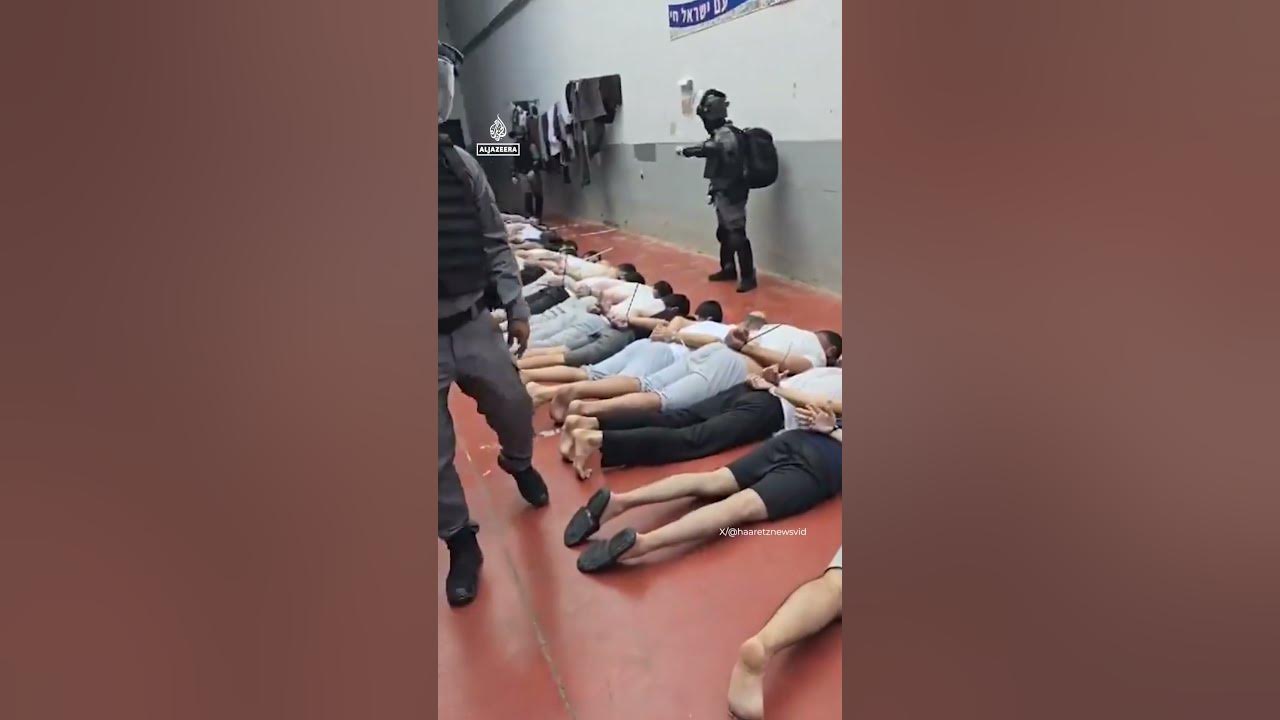 Israeli officers humiliate Palestinians in Megiddo prison | AJ #shorts