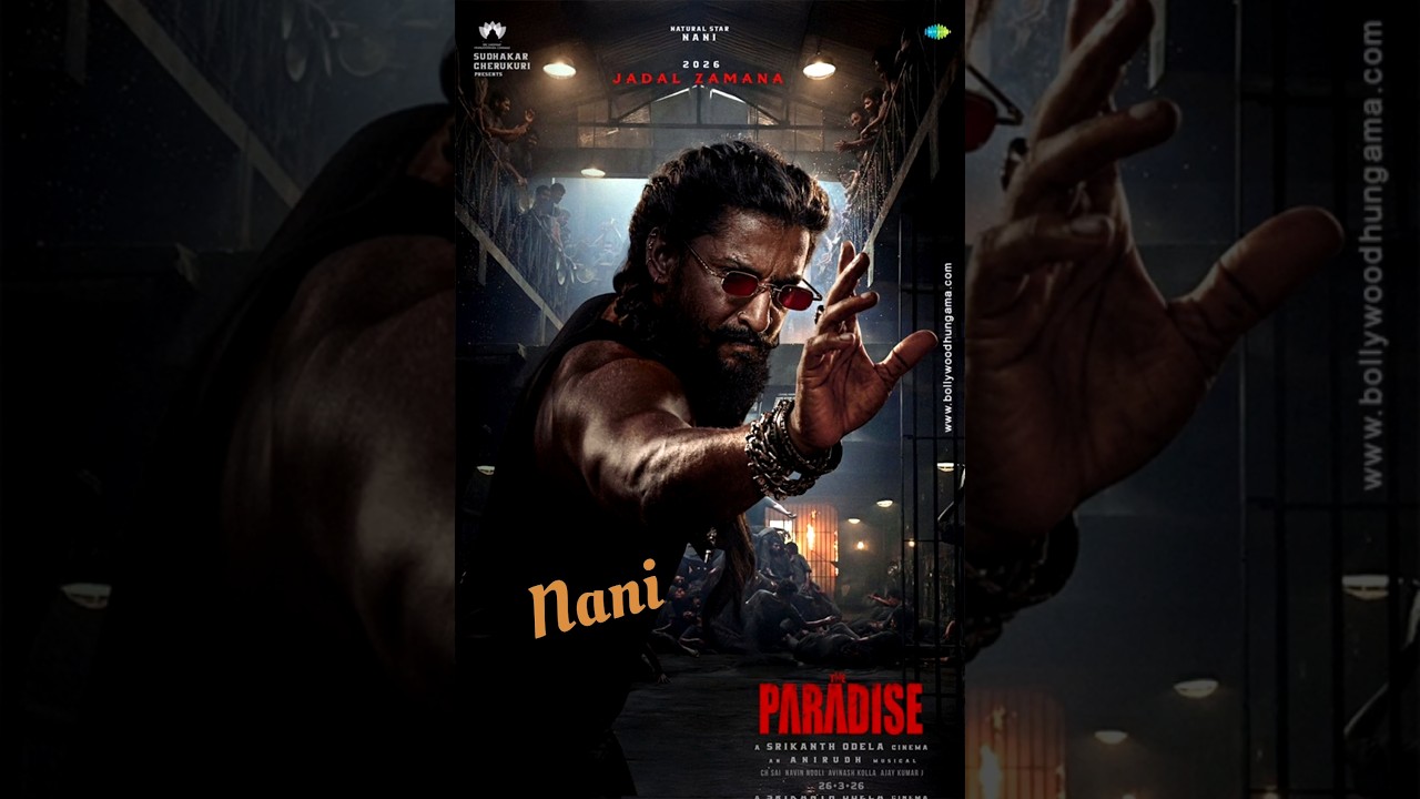 Paradise all cast poster out now  || Nani || sanali kulkarni  || mohan babu 