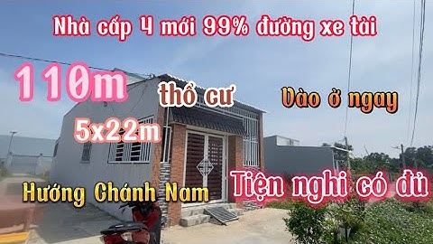 Đất Cần Giuộc Giá Rẻ| Nhà cấp 4 kiên cố còn mới 99% mặt tiền đường xe tải cần bán gấp.