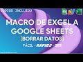 Apps Script | Borrar Datos desde Macro de Excel
