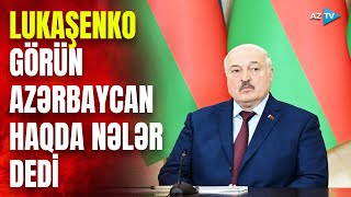 Prezident İlham Əliyev və Belarus lideri Lukaşenko açıqlamalarında MÜHÜM məqamlara toxundular
