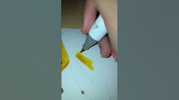 Using Ohuhu markers for the first time #art #trending#alcoholmarkers