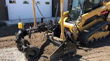 CAT 259D Skid Steer + CAT AccuGrade + Trimble 3D GPS Machine Control