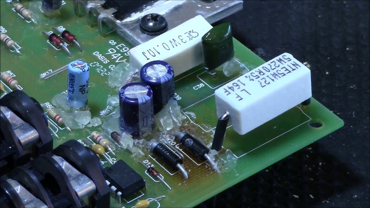 AMPEG BASS AMP 115 REPAIR YouTube