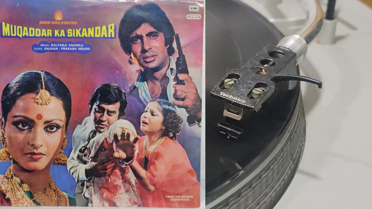 Rote Hue Aate Hai Sub Kishore Kumar From Muqaddar Ka Sikandar LP Vinyl Record Bollywood   music