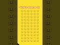 find the odd man out #viral#ytshorts#illusion#emoji#quiz