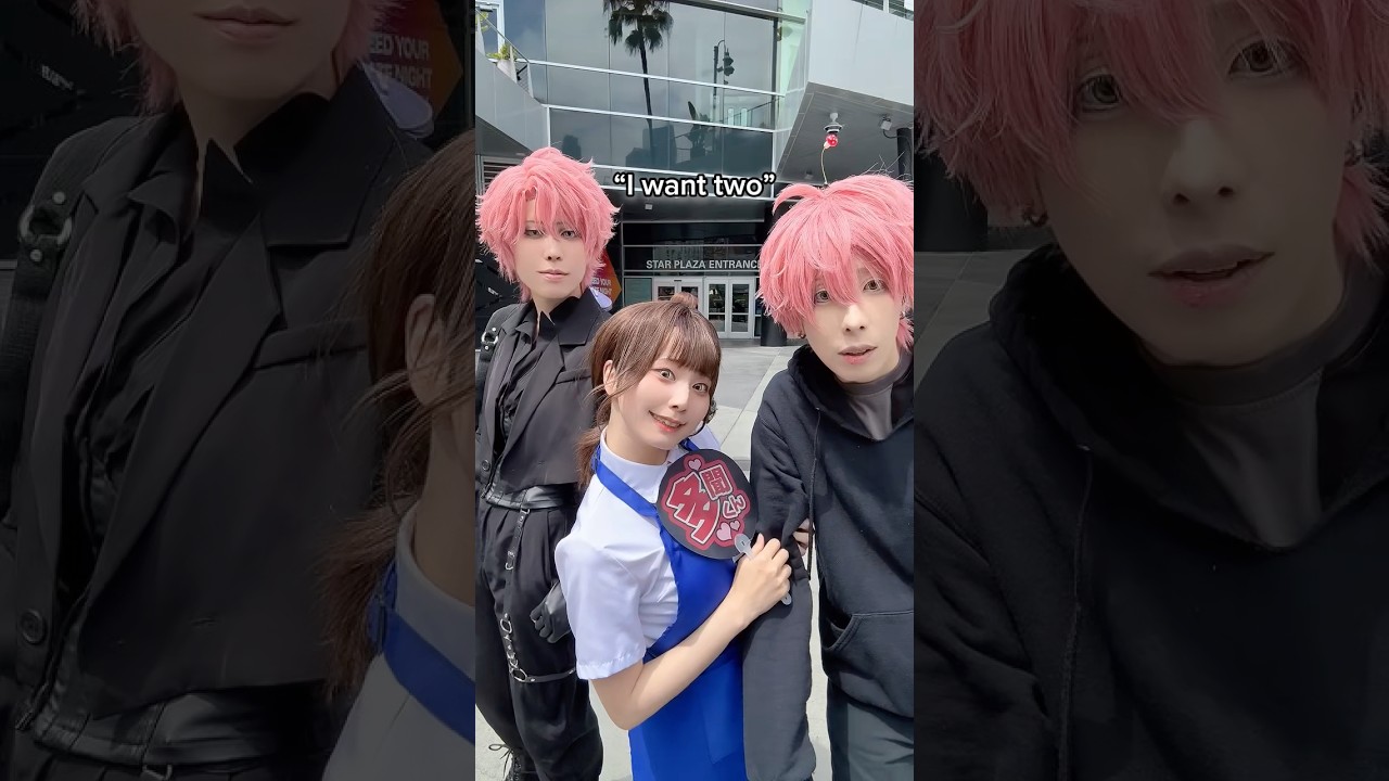 WE FINALLY GOT TO DEBUT OUR TAMON COSPLAY 😭🩷🩷 | Tamon’s B-Side #tamon #anime #cosplay #animeexpo