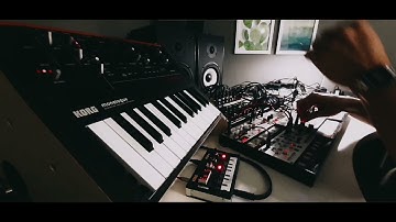 Korg Volca Bass, Drum, Sample, Key, Fm + Korg Monologue, NTS-1, Zoom MS-70CDR #korg #volca