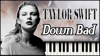 Down Bad (Sheet, MIDI, Drums & WAV)  - Taylor Swift