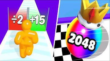 Tall Man Run 💥 Ball Merge 2048 - New Walkthrough Pro Gameplay All Level Android iOS - NEW APK UPDATE