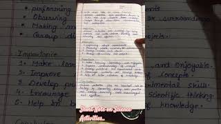 B.Ed/ sem 2/ pedagogy of physical science/ Topic- short note on science activities​⁠@HimanshiSingh