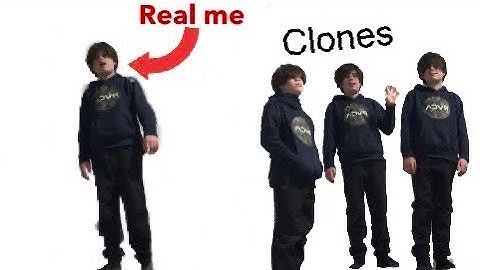 How to make a clone using only iMovie