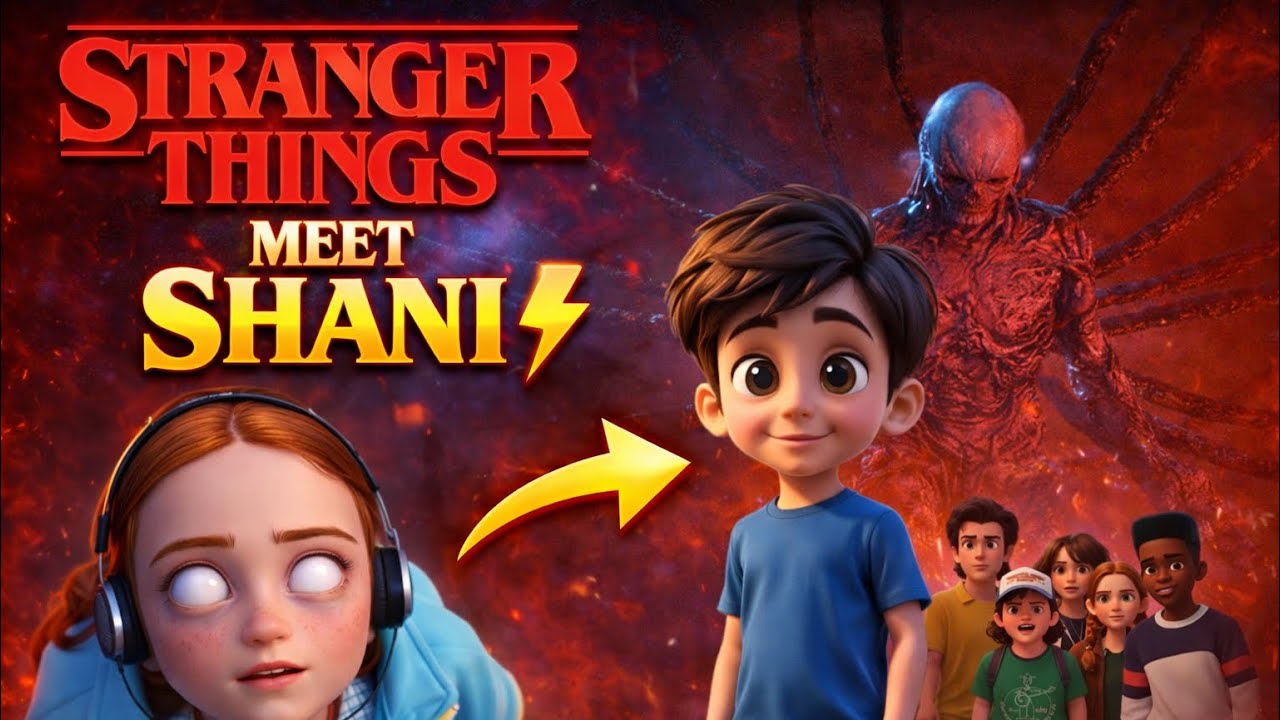 Stranger Things Meets Shani ⚡ A Portal Opens in Hawkins | Part 1 