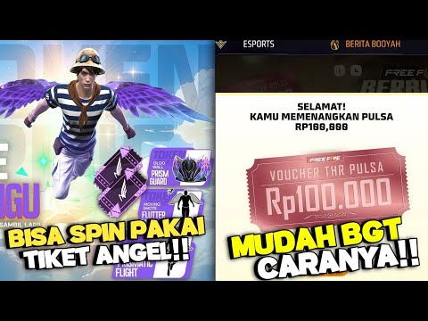 CARA MENDAPATKAN THR PULSA FF!! SIMAK SAMPAI SELESAI + BOCORAN EMOTE SAYAP UNGU 