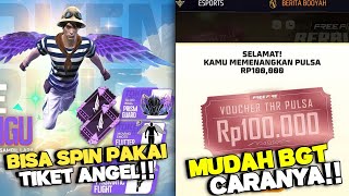 CARA MENDAPATKAN THR PULSA FF!! SIMAK SAMPAI SELESAI   BOCORAN EMOTE SAYAP UNGU 