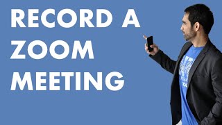 HOW TO RECORD A ZOOM MEETING ON LAPTOP [MAC Or PC] screenshot 4