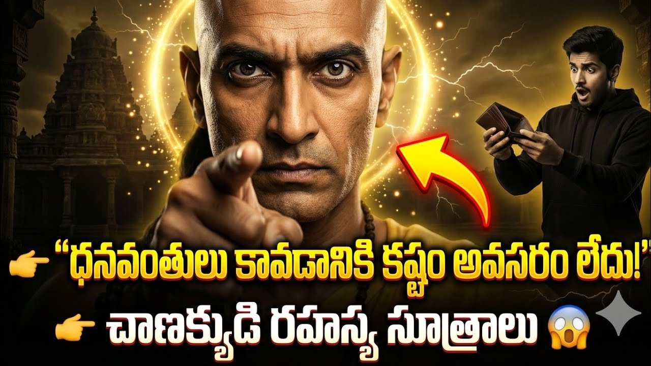 ధనవంతులు కావడానికి కష్టం అవసరం లేదు 😱 | చాణక్యుడు చెప్పిన 7 రహస్య సూత్రాలు | Chanakya Niti Telugu