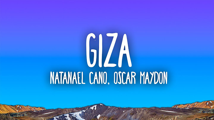 Natanael Cano x Oscar Maydon - Giza