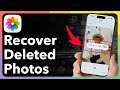 How To Recover Permanently Deleted Photos On iPhone