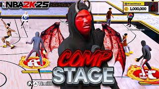 TAKING OVER THE COMP STAGE WITH MY "EYESO LOCKDOWN" BUILD IN NBA2K25!! (MUST WATCH...)