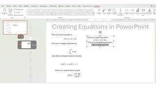 How to Create Equations in PowerPoint Like a Pro (007A)