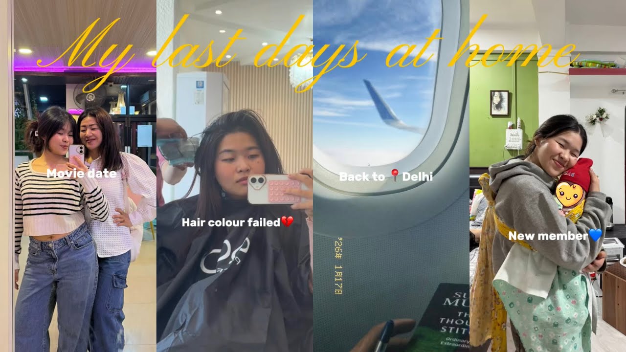 The week before leaving for college📚