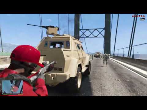 GTA 5 - Bridge Massacre + Ten Star Escape