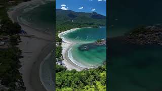 A praia do Coração de Ilhabela, Castelhanos é uma das praias mais lindas do Brasil! #brasil #praia