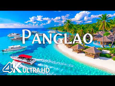 Panglao, Philippines 4K – Alona Beach, Turquoise Waters & Bohol’s Island Paradise | Relaxing Music