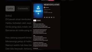 MERINDUKANMU | CINTA DAN AIR MATA