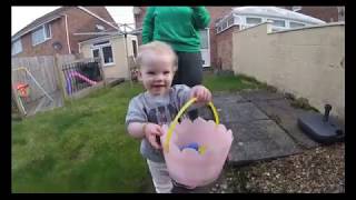 Ellas 1st Easter egg hunt