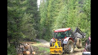 Tažba Dreva Pokračuje - Zetor Forterra 9641 S Navijákom Uniforest 50E