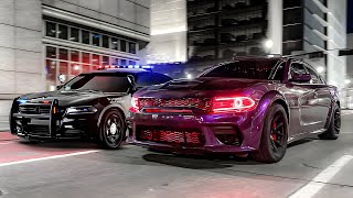 I RACED A POLICE OFFICER IN MY 850HP HELLCAT...