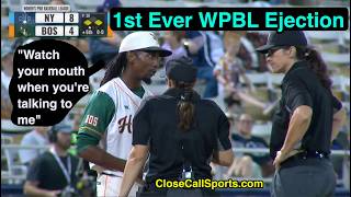 WPBL's 1st Ejection is Jemile Weeks Telling Umpire Watch Your Mouth When You're Talking to Me