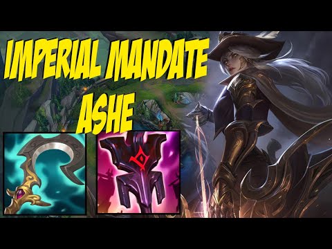 ASHE NOW A SUPPORT??? IMPERIAL MANDATE ASHE League of Legends