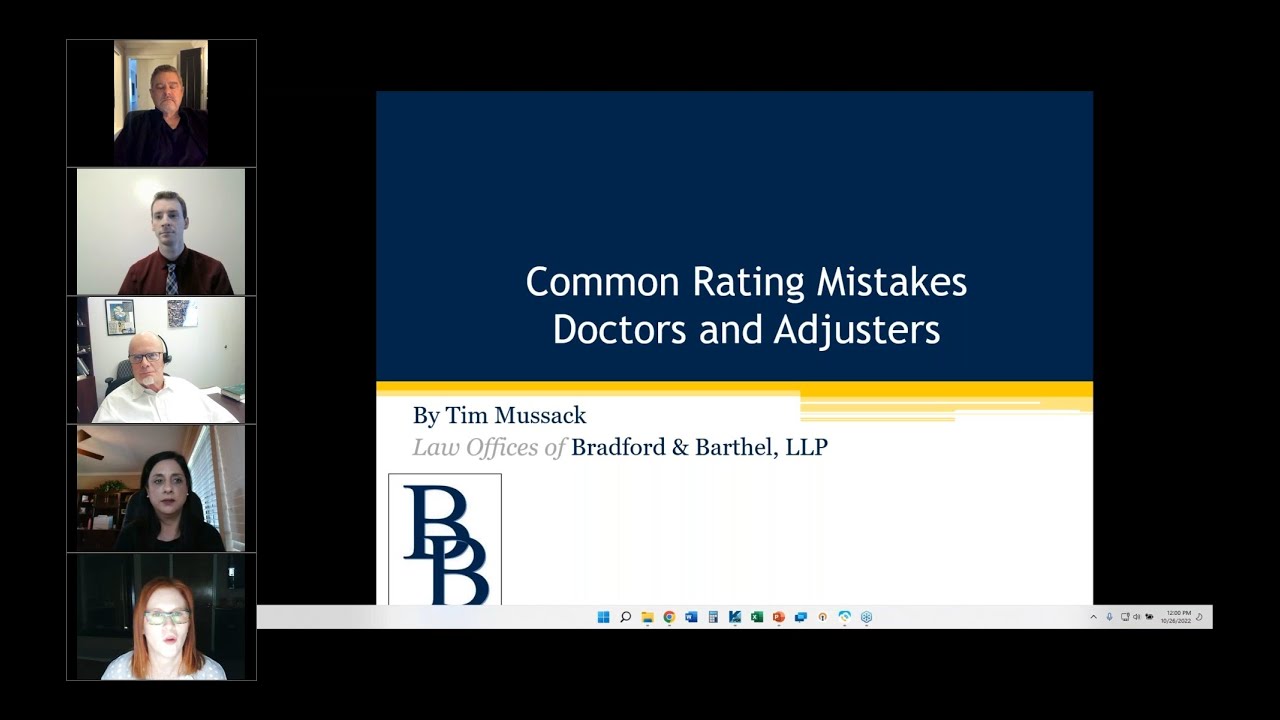 Bradford & Barthel Common Rating Issues YouTube