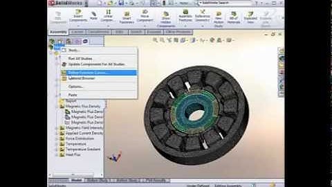 ElectroMagneticWorks: EMS fully integrated in SolidWorks