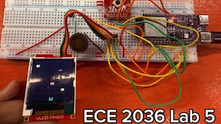 ECE 2036 Lab 5: Frogger Game implementation using ESP 32 Dev board