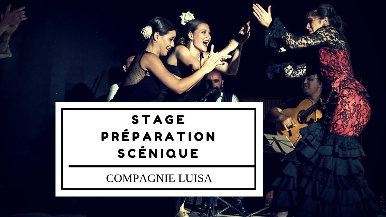 Cie Luisa Flamenco Présentation Stage Préparation Scénique. Eva Luisa/Juan Manuel Cortes.