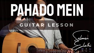 PAHADON MEIN GUITAR LESSON MERA DIL KAHIN DOOR PAHADO MEIN KHO GAYACHORDSSALMAN ELHALI