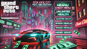 Cheat Menu for GTA Vice City Next Gen Edition | VC NextGen Cheat Menu | Vice City Next Gen Cheats