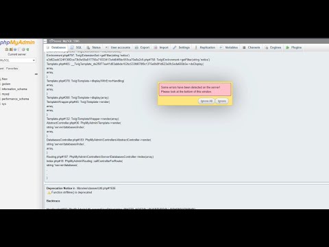 How To Fix Some errors have been detected on the server! Please look at the bottom of this window