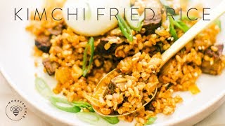 Celebrity KIMCHI FRIED RICE with Leftovers | HONEYSUCKLE Wealth