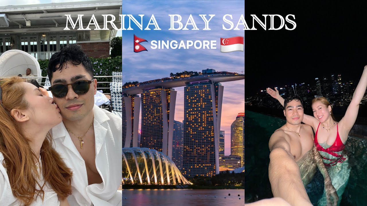 Nepali couple in Singapore’s most iconic hotel | worth it? couple goals | Holiday | Marina Bay Sands